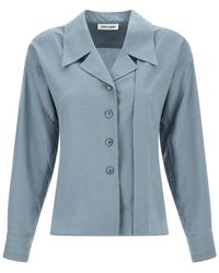 Low Classic - Buttoned Blazer Overshirt Jacket - Lyst