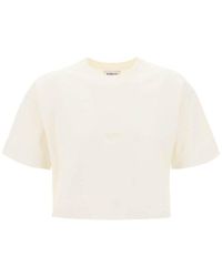 Autry - Boxy T-shirt With Debossed Logo - Lyst