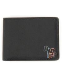 PS by Paul Smith - Zebra Printed Bifold Wallet - Lyst