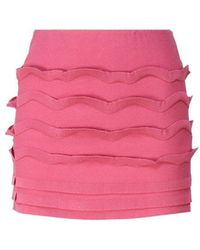 Blumarine - Short Stretch Skirt - Lyst