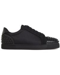 Christian Louboutin Seavaste 2 Orlato Nylon & Leather Sneaker - Black