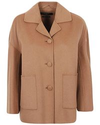 Weekend by Maxmara - Relaxed Fit Buttoned Jacket - Lyst