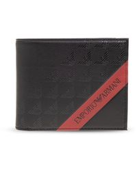 Emporio Armani - Bifold Wallet With Logo, - Lyst