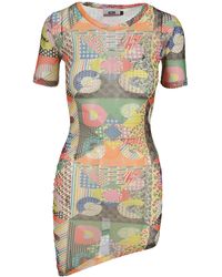 Gcds Patchwork Tulle Mini Dress - Multicolour