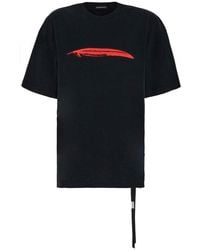 Ann Demeulemeester - Cotton Oversize T-Shirt - Lyst