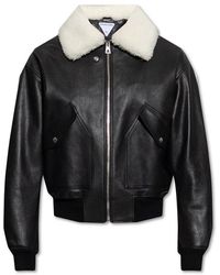 Bottega Veneta Leather Jacket - Black