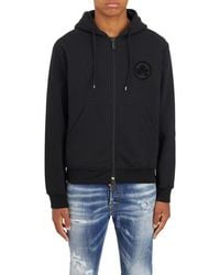 DSquared² - Maple Leaf Cool Fit Zipped Hoodie - Lyst