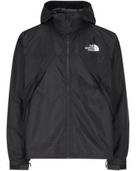 The North Face - Logo Printed Hooded Jacket - Lyst