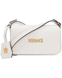 Versace - Tag Leather Mini Bag - Lyst