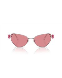 Swarovski - Irregular Frame Sunglasses - Lyst