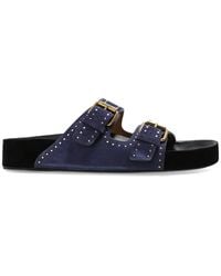 Isabel Marant - Lennyo Suede Leather Sandals - Lyst