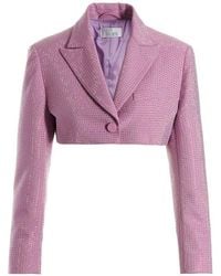 GIUSEPPE DI MORABITO - All-over Sequin Cropped Jacket - Lyst