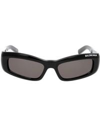 Balenciaga - Rectangle Frame Sunglasses - Lyst