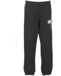 Palm Angels - The Palm Printed Elasticated Waist Track Trousers - Lyst