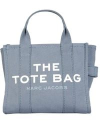 Marc Jacobs - Logo Printed Zipped Small Tote Bag - Lyst