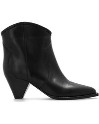 Isabel Marant - Darizo Leather Ankle Boots - Lyst