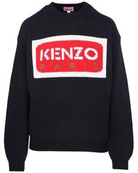 KENZO - Logo Intarsia-knit Jumper - Lyst