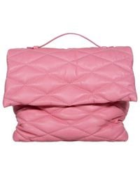 GAVA - Quilted Chain Clutch - Lyst