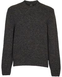 A.P.C. - Round Neck Sweater - Lyst