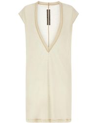 Rick Owens - Lido Dylan Deep V-Neck Tank Top - Lyst