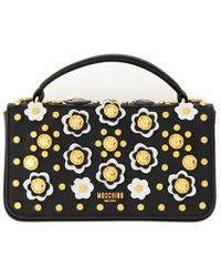 Moschino - Leather Shoulder Bag - Lyst