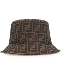 Fendi - Fend Ff Jacquard Bucket Hat - Lyst