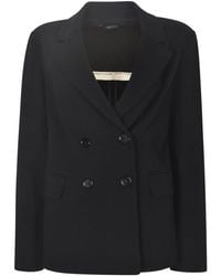 Max Mara - Double-Breasted Fitted Blazer - Lyst