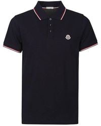 Moncler - Polo With Logo - Lyst