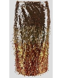 Des Phemmes - Sequin Pencil Skirt - Lyst