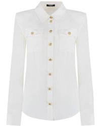 Balmain - Long-sleeved Shirt With Buttons - Lyst