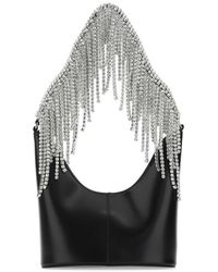 Kara - Embellished Zip-up Shoulder Bag - Lyst