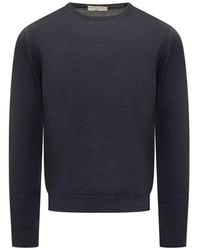 FILIPPO DE LAURENTIIS - Crewneck Knit Top - Lyst
