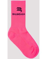 pink balenciaga socks