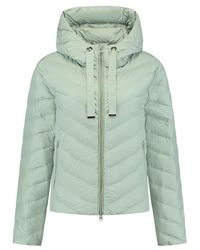 Woolrich - Chevron Quilted Hooded Jacket - Lyst