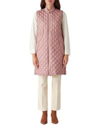 Max Mara - Zip-up Quilted Gilet - Lyst