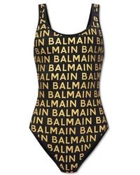Balmain - One-Piece Swimsuit - Lyst