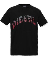 DIESEL T Diegor G14 Short Sleeved T Shirt - Black