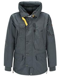 Parajumpers - Kodiak Logo Patch Hooded Padded Coat - Lyst