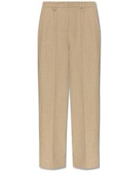 Jacquemus - High-waisted Pleated Front Trousers - Lyst