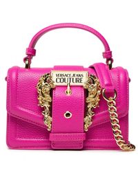 Versace Jeans Couture Logo Plaque Mini Shoulder Bag - Pink