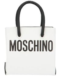 Moschino Mini Logo Crossbody Bag - White