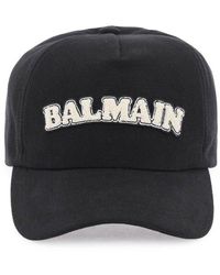 Balmain - Terry Logo Baseball Cap - Lyst