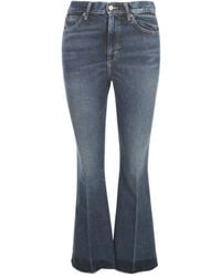 Dames Kleding voor voor Jeans voor Flared jeans Ellesse Polo Shirt Korte Mouw Polo Femme Camalo in het Blauw 