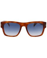 David Beckham - Square Frame Full Rim Sunglasses - Lyst