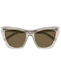 Saint Laurent - Kate Cat-eye Frame Sunglasses - Lyst