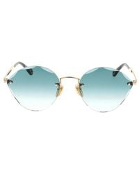 Chloé - Geometric-Frame Rimless Sunglasses - Lyst