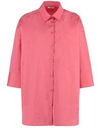 Peserico - Three-quarter Length Sleeved Buttoned Shirt - Lyst