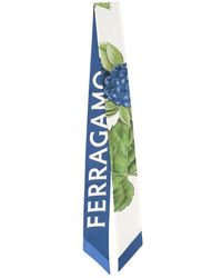 Ferragamo - Wild Berry Printed Scarf - Lyst