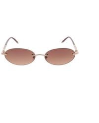 Chopard - Oval Frameless Sunglasses - Lyst