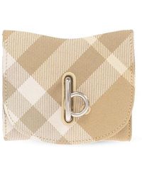 Burberry - Rocking Horse Checked Folded Wallet - Lyst